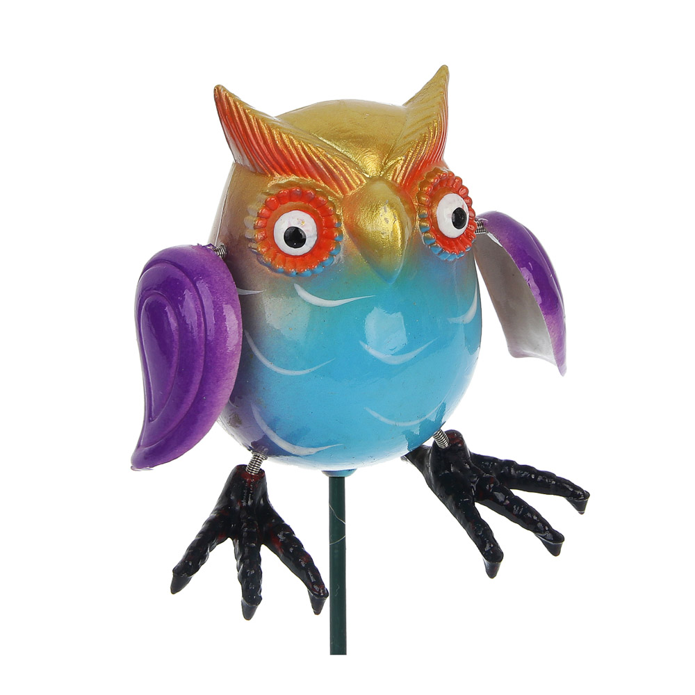 Фигурка на стержне "Сова" тм INBLOOM, 6х10х60см, пластик, металл - #3