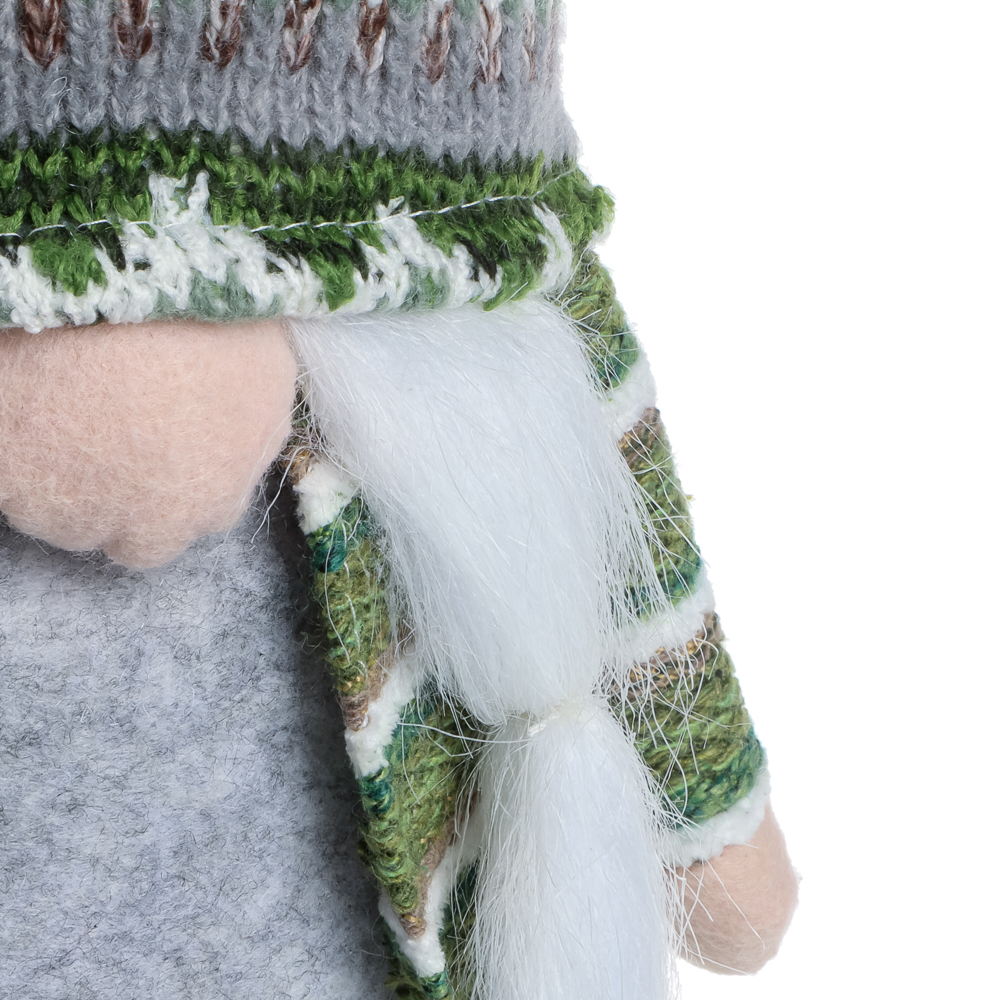 СНОУ БУМ Фигура декоративная "Гном" с выдвижными ногами 50,5-77 см, полиэстер, 2 дизайна - #5