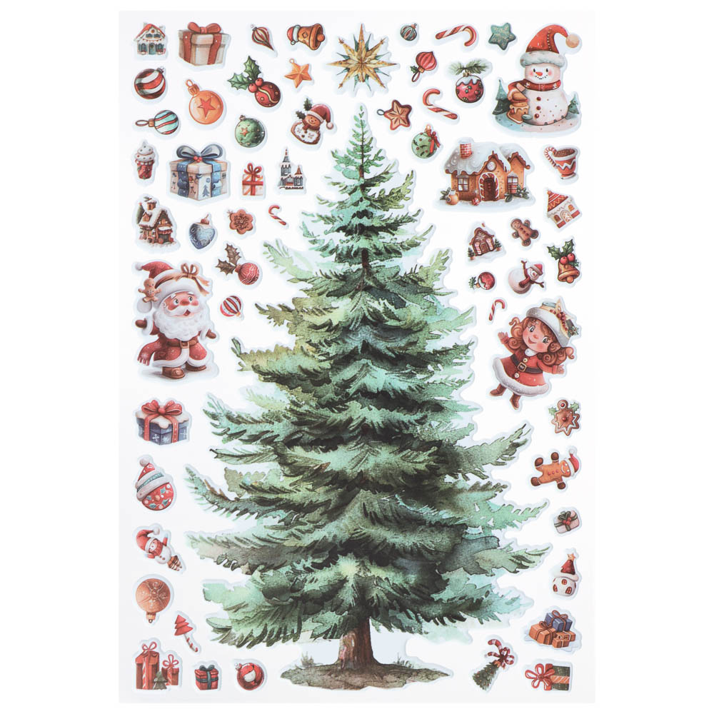 Наклейки объемные 170*290 Наряжай-КА - #11