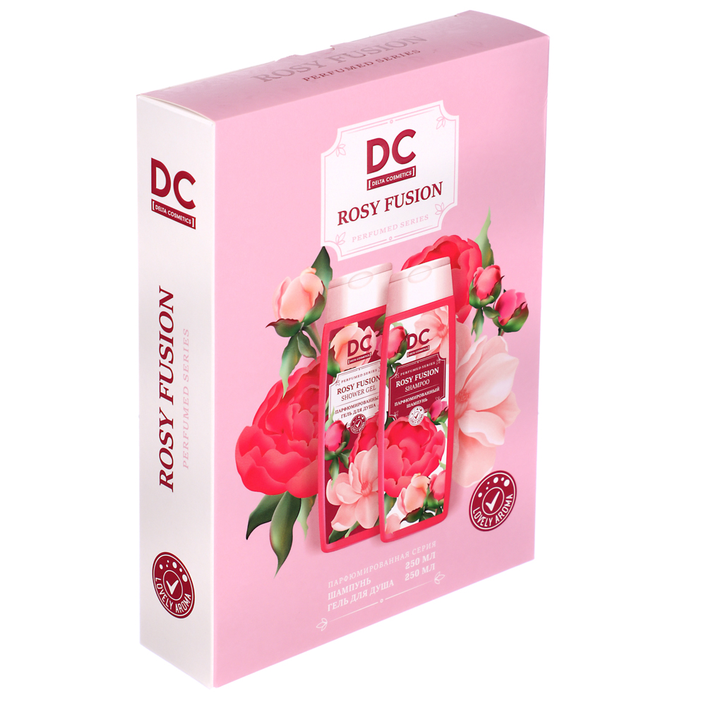 Подарочный набор женский DC LILAС FANCY/ROSY FUSION:Гель для душа,250мл+Шампунь,250мл - #6