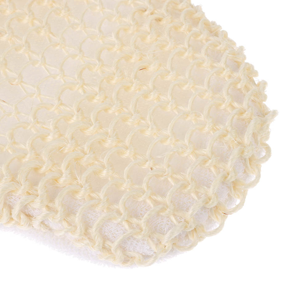 ЮL Мочалка варежка банная, сизаль, полиэстер, поролон, 21,5х18см, 3 цвета, МЭ24-02 - #14