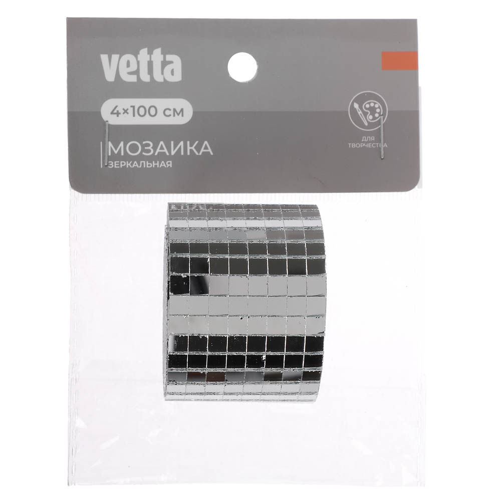 Зеркальная мозаика тм VETTA Серебро, 4x100 см - #6