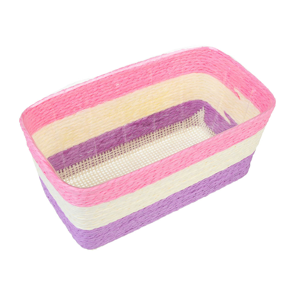 INBLOOM Кашпо плетеное 18х9.5х8.5см, бумажная лоза, ПП - #4