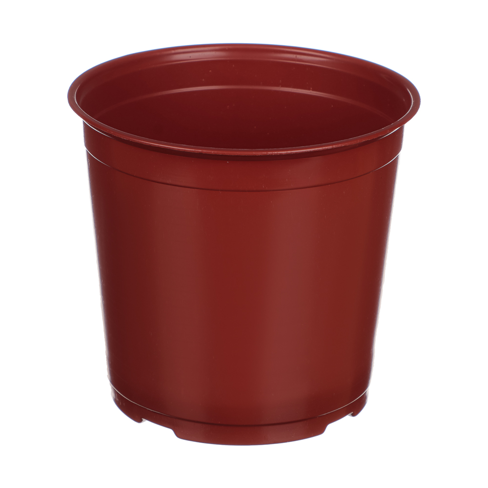 Горшок круглый 2л литьевой терракот, полистирол - #1