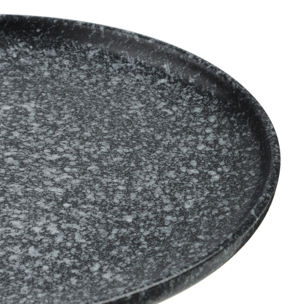 MILLIMI Набор стол.посуды 16пр(тар26см*4, тар20см*4, салатн14см*4, кружка340мл*4) керамика, черный - #4