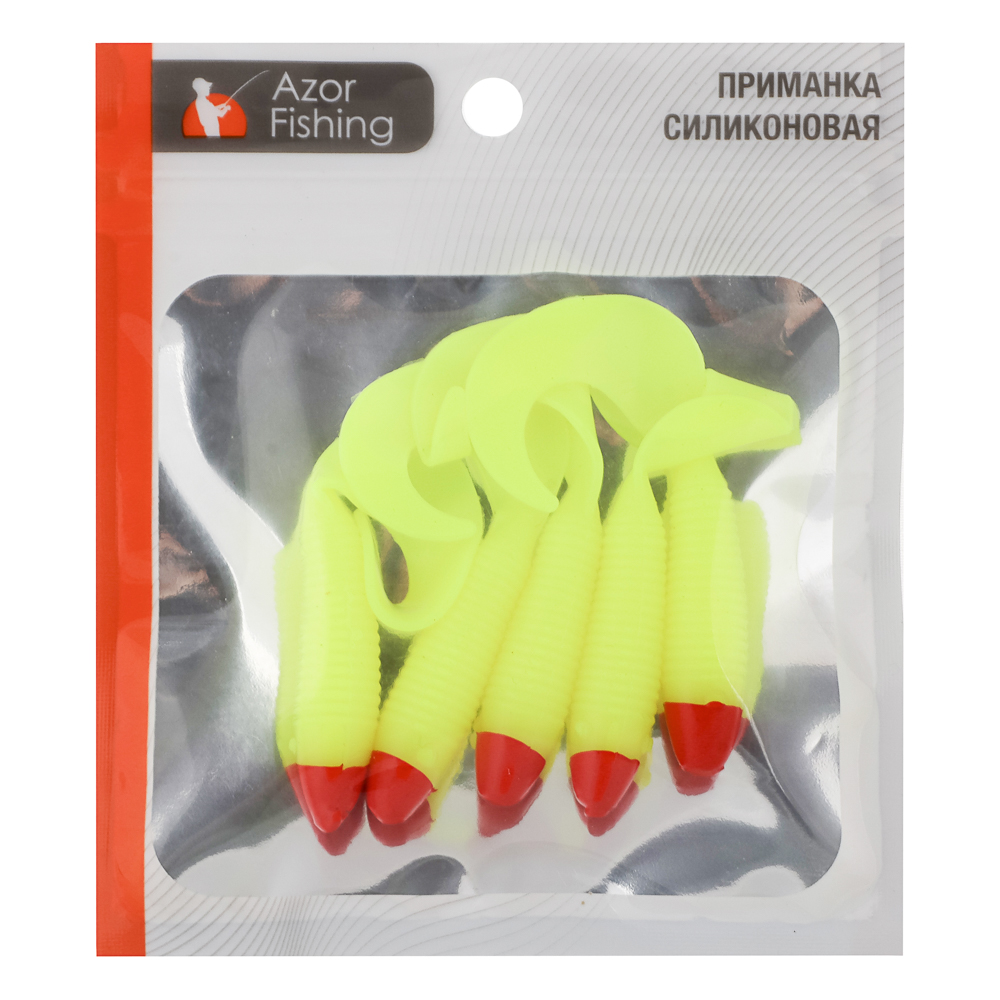 Приманка мягкая "Shad" тм AZOR FISHING, силикон, 7см, 5шт. в уп, 5 цветов - #11