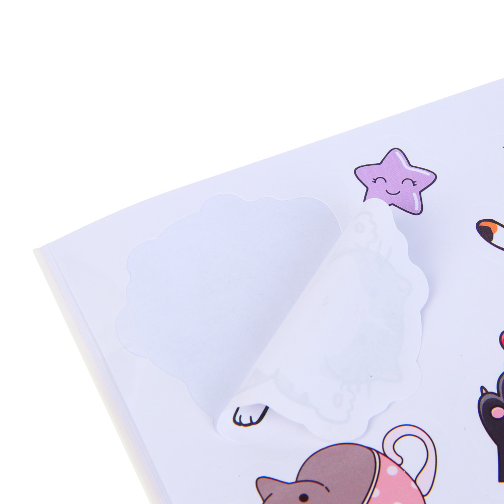 ХОББИХИТ Альбом " Sticker book" 21х14см, картон, бумага, 4 дизайна - #6