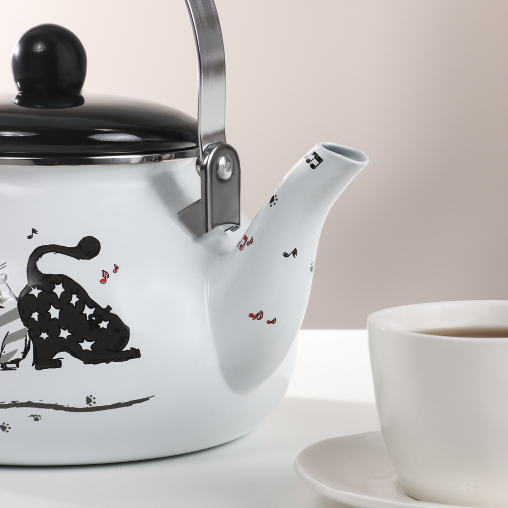 VETTA Хвостатые друзья Чайник эмалированный 2,5л, индукция - #10