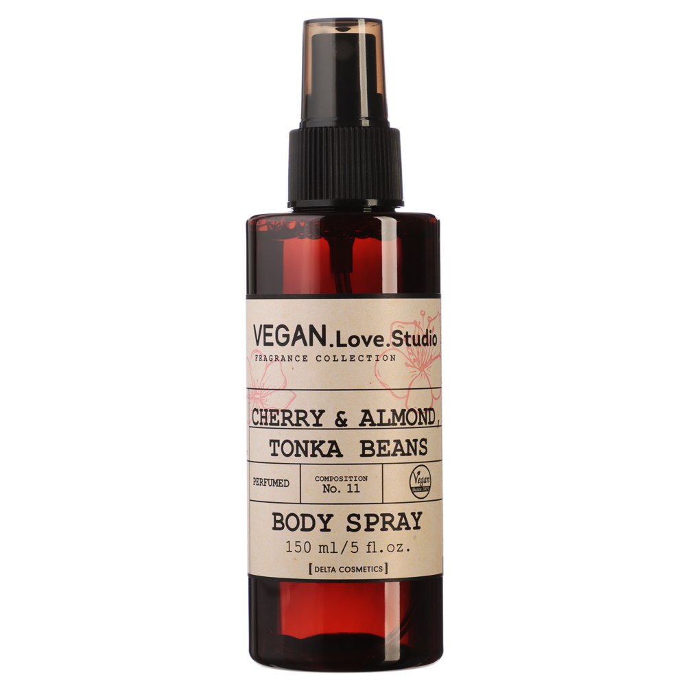 Парфюмированный спрей для тела VEGAN.Love.Studio Cherry, Almond, Tonka Bean, 150 мл - #1