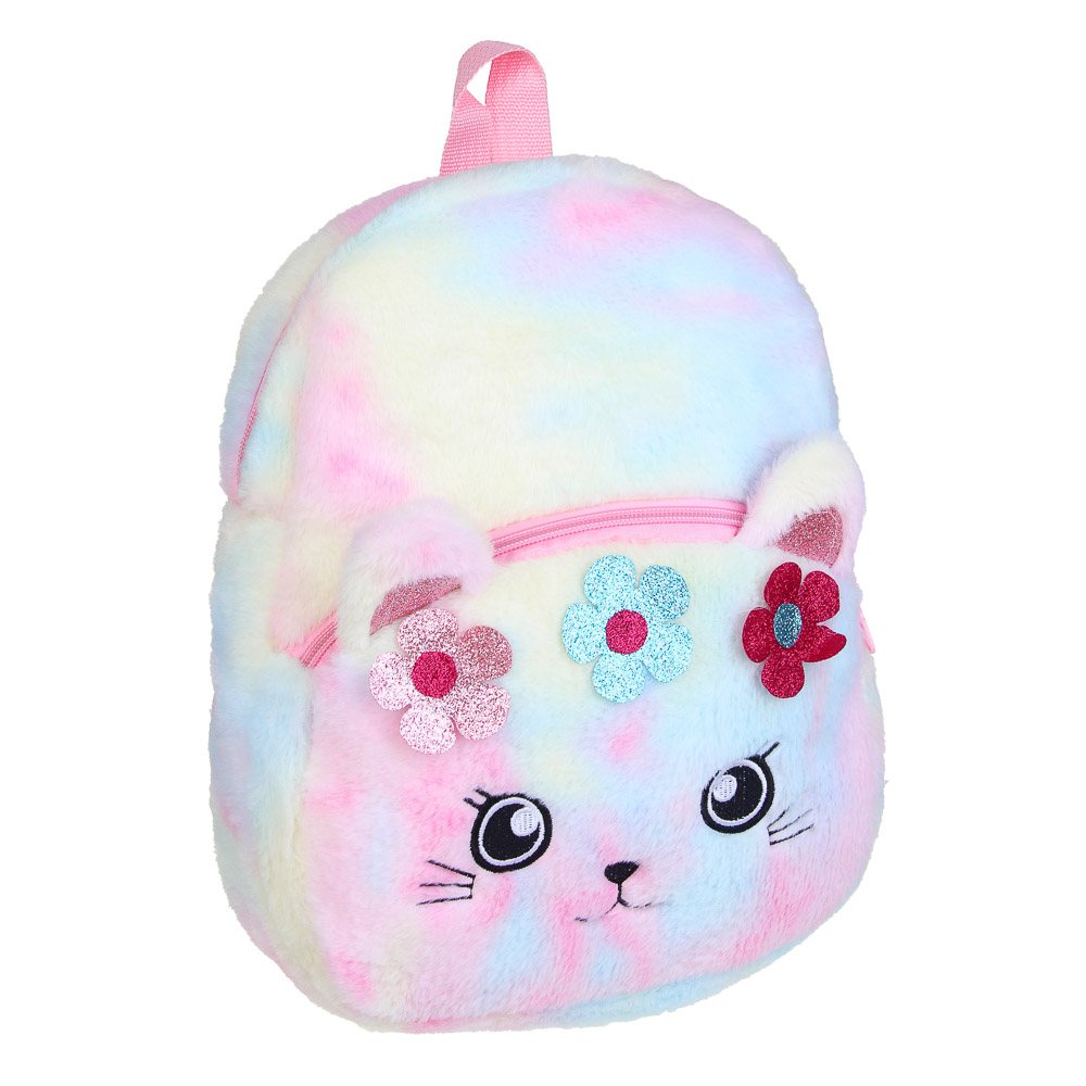 ИГРОЛЕНД Рюкзак детский мягкий "Котёна", 23х29х8 см, полиэстер, металл, 2 вида - #3