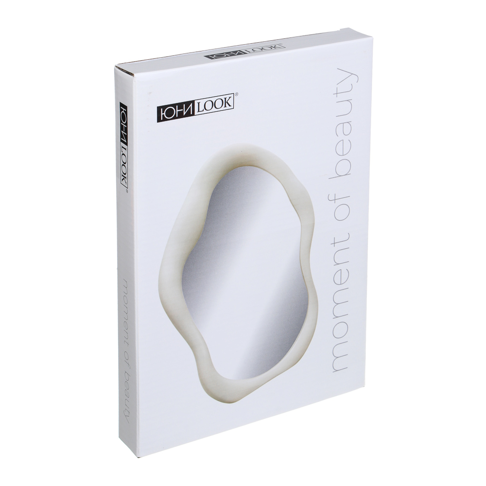 ЮНИLOOK Зеркало настольное фигурное пластик, стекло, 24,5х17,5см, 2 цвета - #5