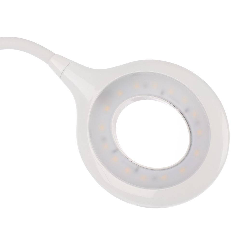 BY Светильник переносной настольный Глиттер,16LED,5Вт,300Лм,RGB,USB-C 5В,каб.1м, дим., пластик,белый - #6