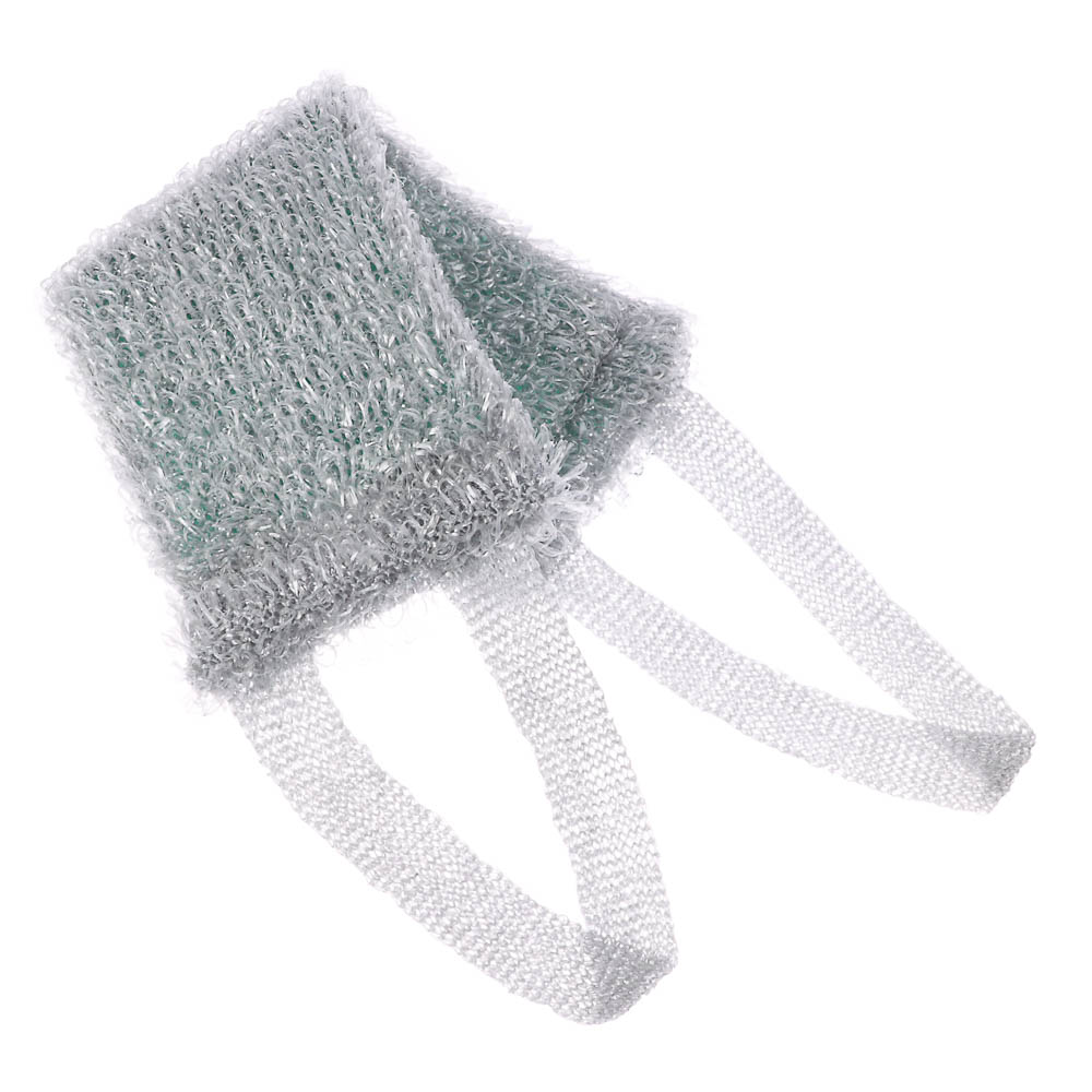 Мочалка банная с ручками эконом, ПП нить, 36х10см - #4