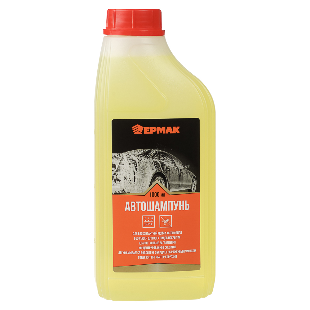 ЕРМАК Шампунь для бесконтактной мойки автомобиля, концентрат 1000 мл - #1