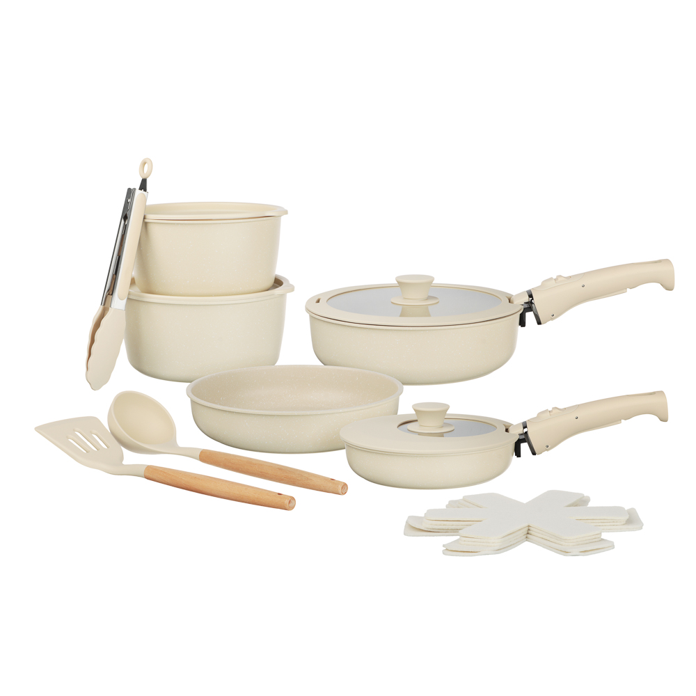 SATOSHI Бланко Наб.пос.19пр,сков.20/24/24, 2,8л;кастр.+ковш2,8/2,2л;съем.руч.,крыш,протект,кух. прин - #1