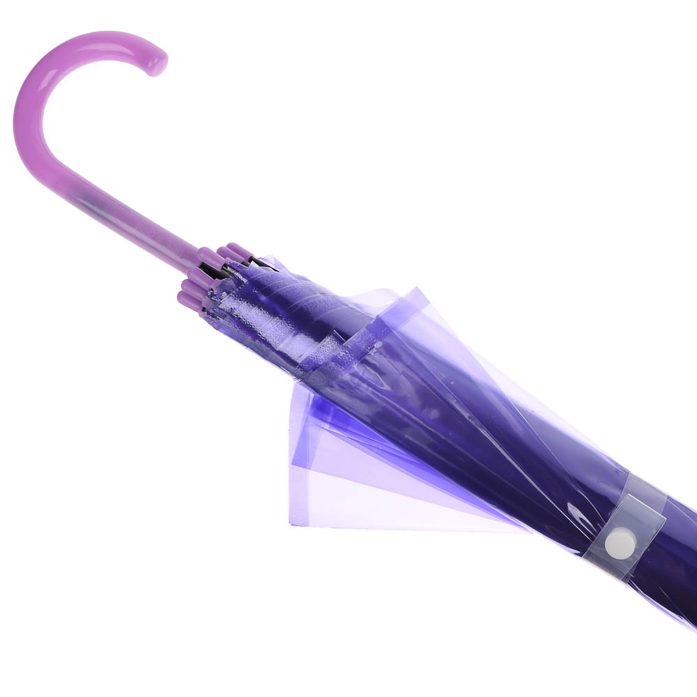 Зонт-трость прозрачный, диаметр 90 см, 8 спиц, ЭВА, пластик, сплав, 3 цвета - #5