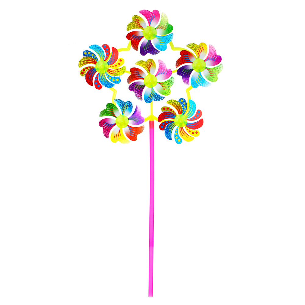 Ветрячок детский SilaPro "Цветочки", 49 см - #1
