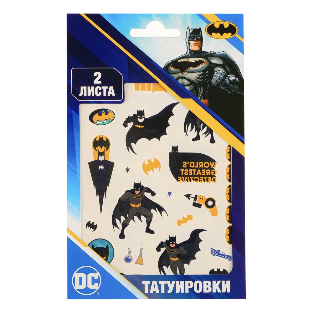 НД ПЛЭЙ Наклейки-татуировки, бумага, 11,8х19см, 2 листа, 4 дизайна - #24