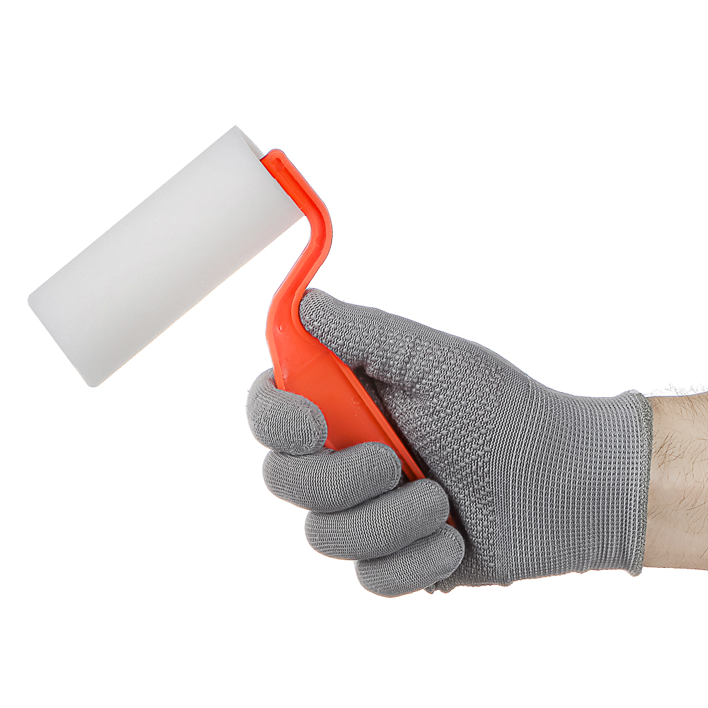 ЕРМАК Мини-валик поролон 100х16х6мм, ручка пластик - #4