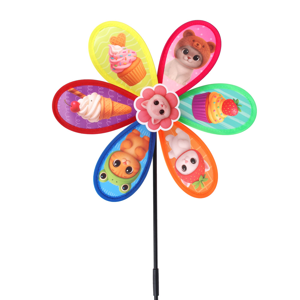 Ветрячок детский, ИГРОЛЕНД, h64см, d28см, PE, PET - #2