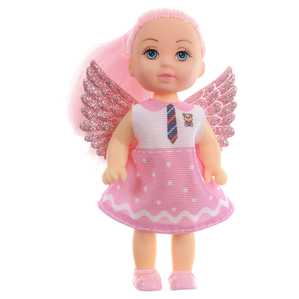 ИГРОЛЕНД Кукла с крылышками и цветн.волосами, 11 см, ABS, PVC, полиэстер, 13,5х4,5х18 см, 6 дизайнов - #16