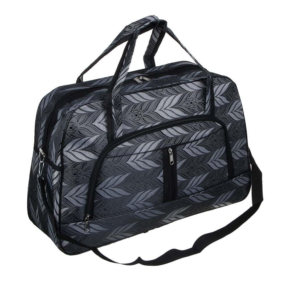 ЮL Сумка дорожная с длинным ремнем, полиэстер, 52х34х19см, 2 цвета, КЖС24-09 - #3