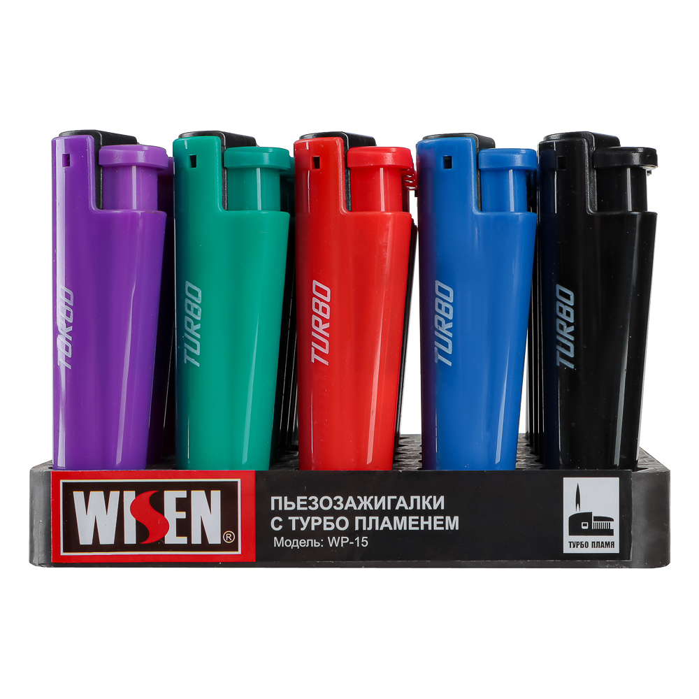 WISEN Зажигалка WP15 TURBO HC 5 (15020) - #9