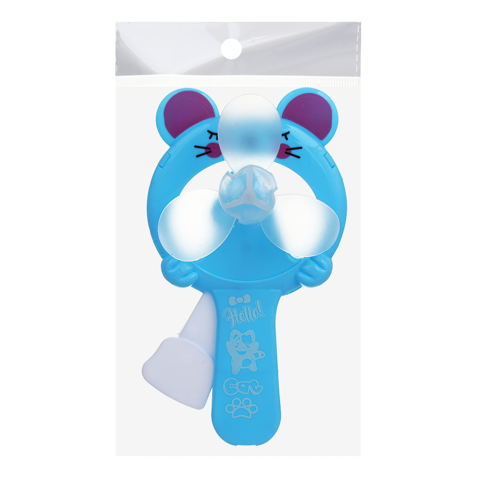 ИГРОЛЕНД Вентилятор с игрушкой механический, ABS, h18см, 9,5х18х2см, 3 дизайна - #6
