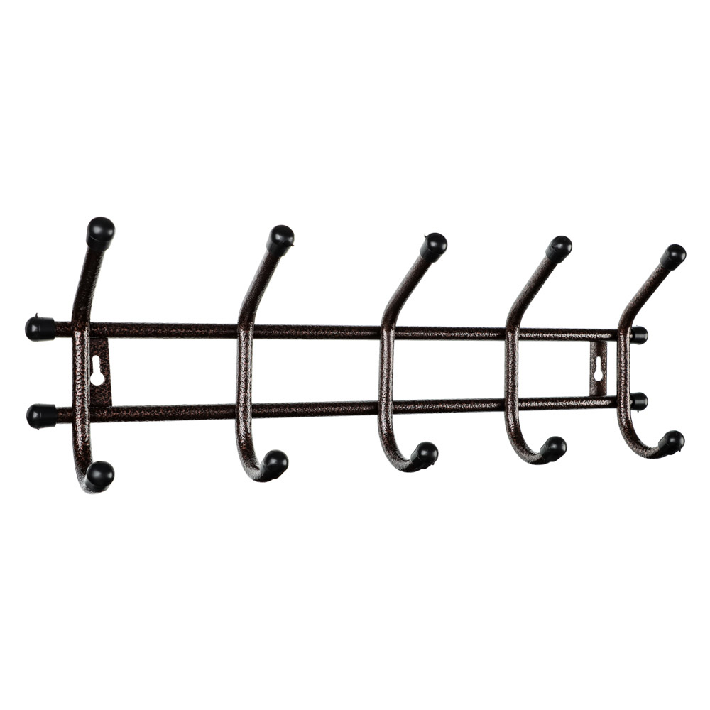 Вешалка настенная "Уют 5" 5 крючков, металл, медный антик, ВНУ51 - #1