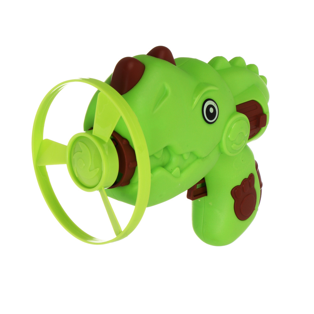 Запускалка "Динозаврик", 4 насадки, свет, 2хAG13, РР - #6