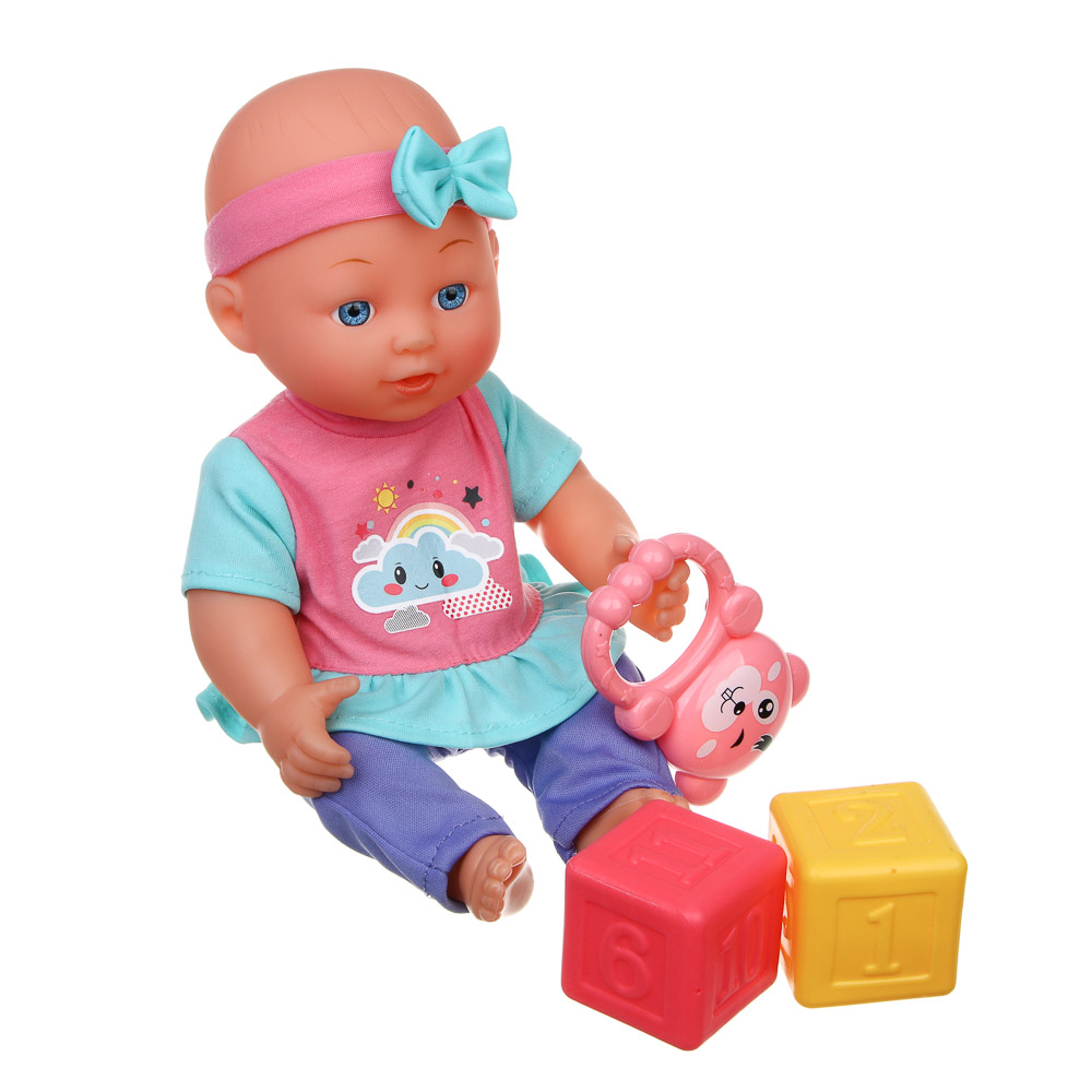 ИГРОЛЕНД Пупс 30 см с аксессуарами, PP, PVC, полиэстер, ABS, 41x10,5x33 см - #4