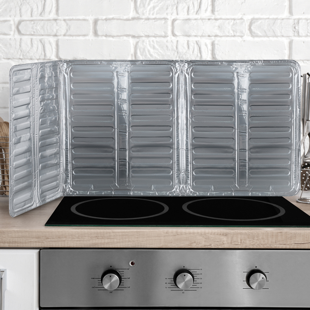 Экран защитный от брызг тм VETTA, 32,5х84см, алюминий - #12