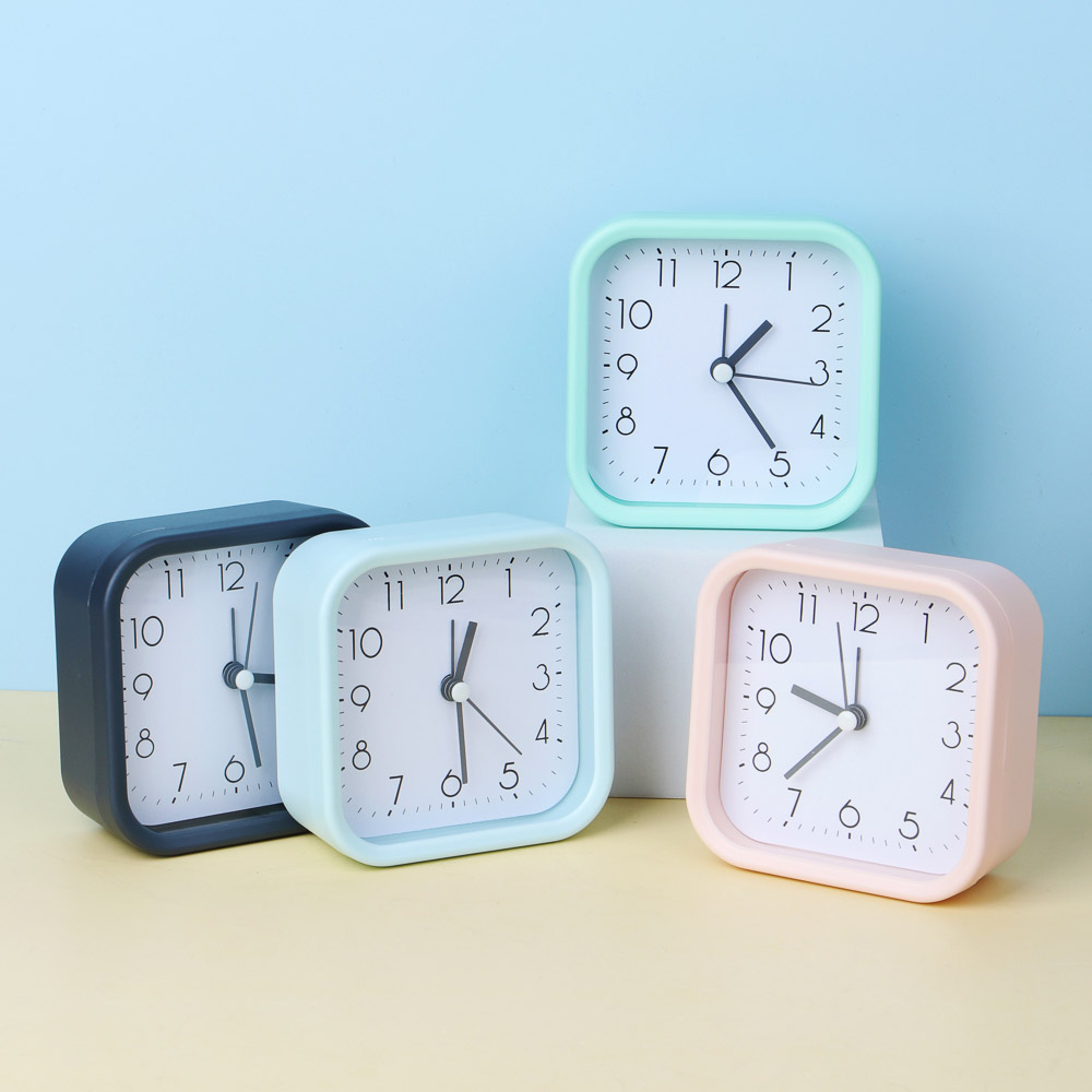 LADECOR CHRONO Будильник, 9,6x9,6x4 см, 1*АА, пластик, 4 цвета, арт.1 - #6