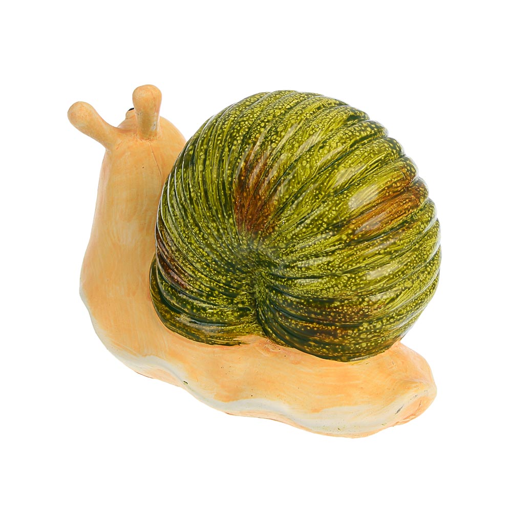 Фигурка садовая "Улитка" тм INBLOOM, 20х10х12см, магнезия - #6
