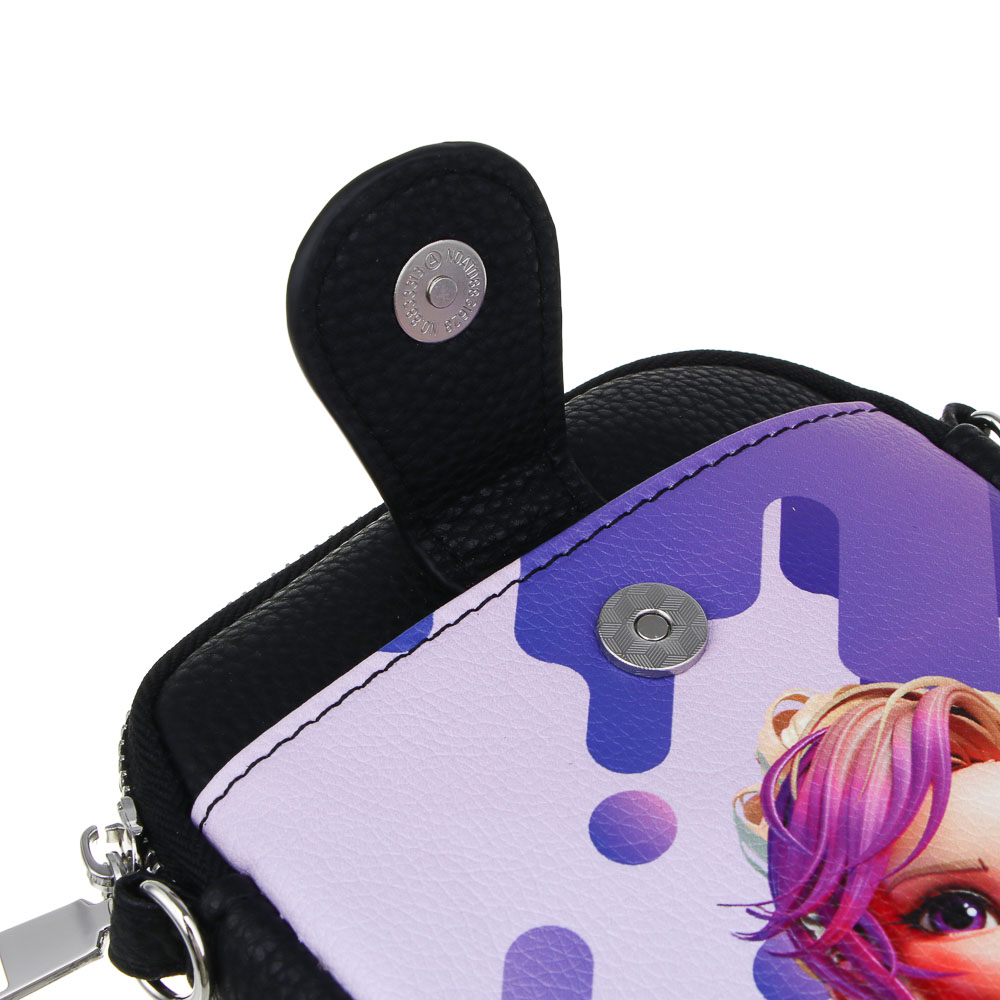 BY Русские Супергерои Сумка подростковая на длинном ремне, ПУ, 18х12х2,5см, 4 дизайна,РСГ25-04 - #7