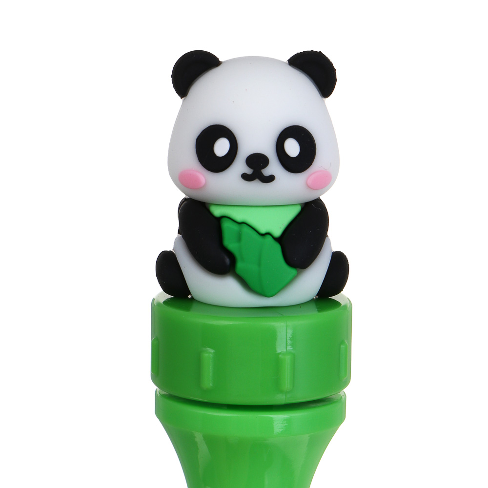 Ручка шариковая синяя, вертушка "Панда", 3 дизайна - #5