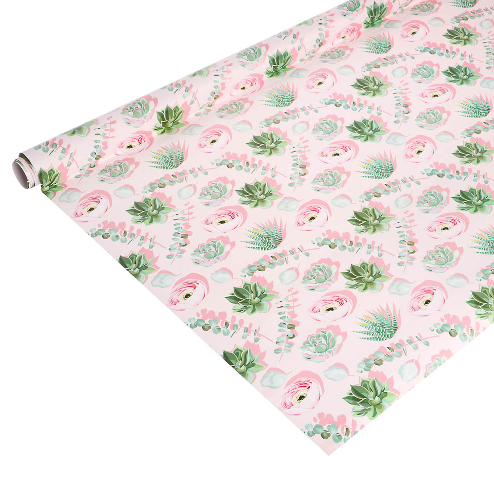 Бумага упаковочная, 70х100см, в ассортименте - #10