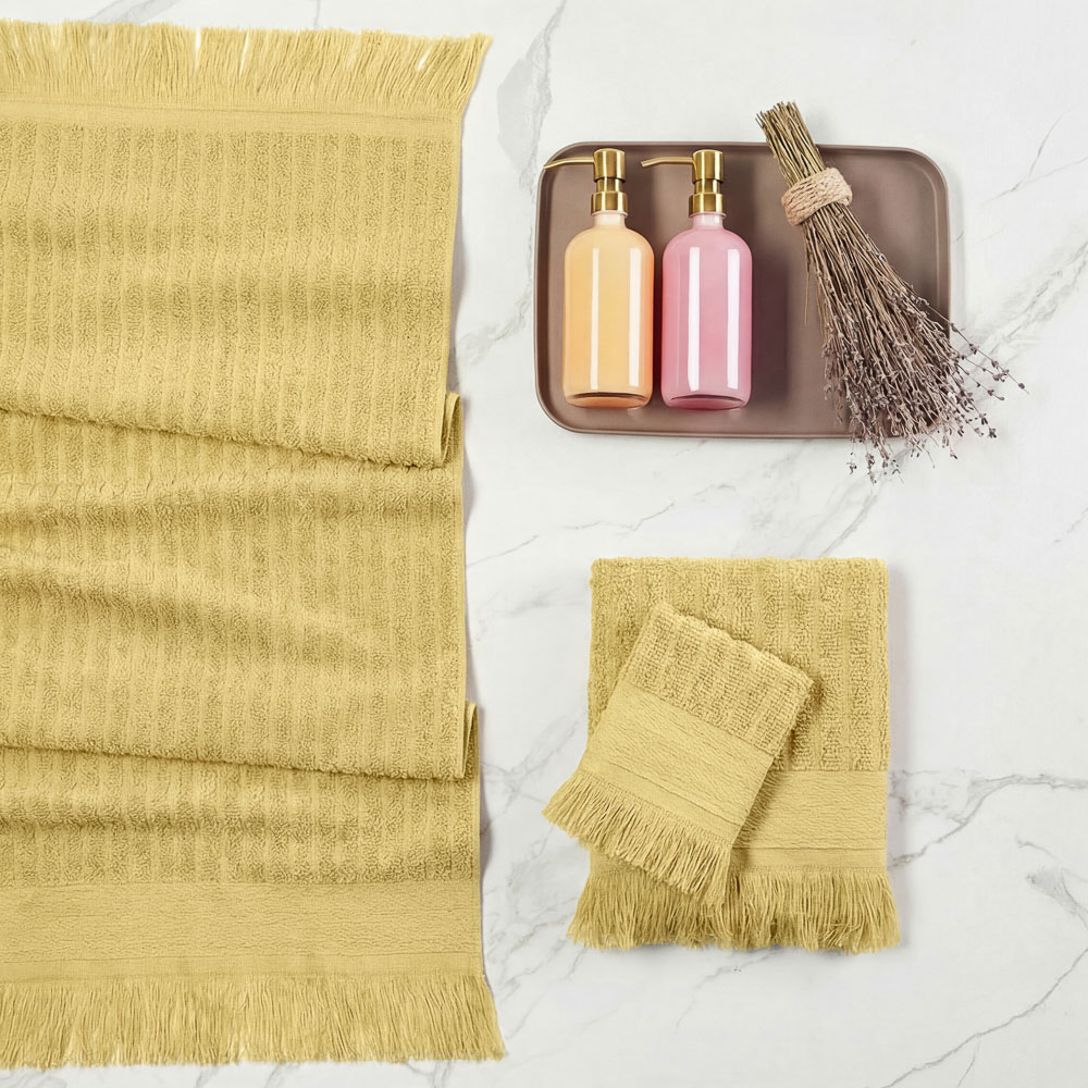 PROVANCE Ботаника Комплект полотенец махровых, 400г/м, 100% хлопок, 30х50, 50х90, 70х130, 6 цветов - #11