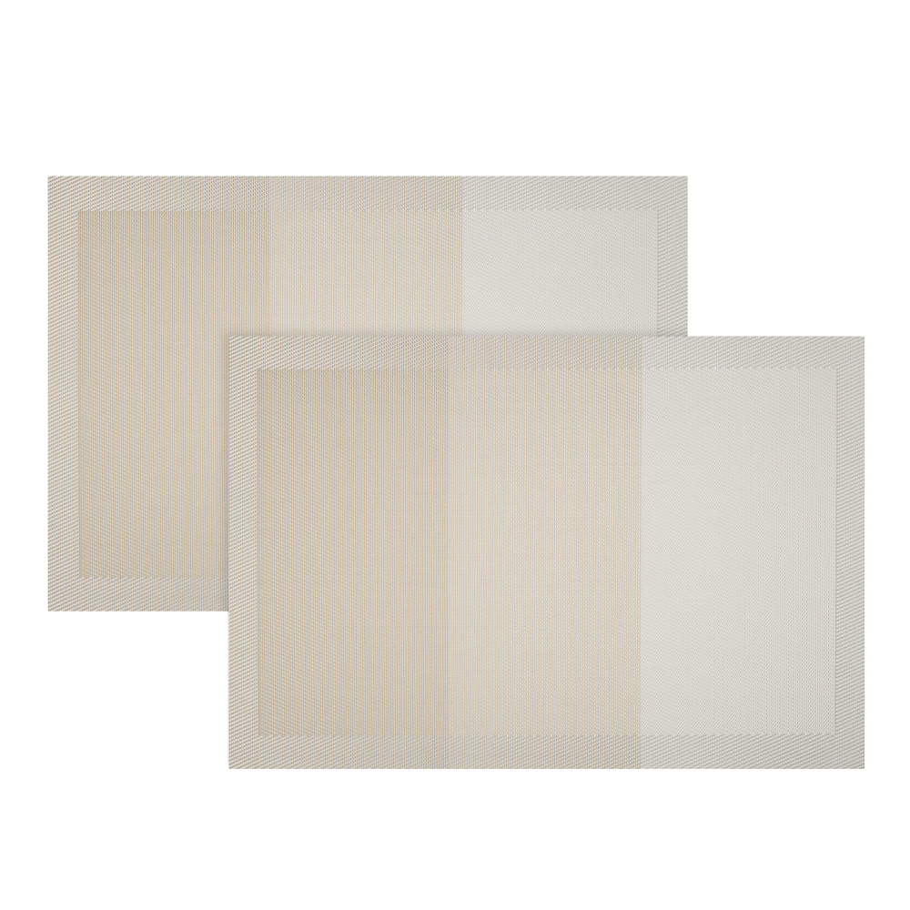 Набор салфеток сервировочных ПВХ, 2шт, 30x45см, "Богема" - #1