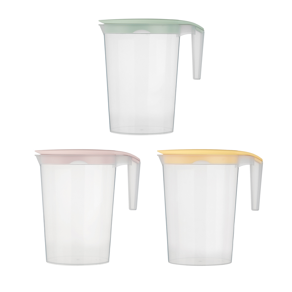 Ботаника Кувшин 2л с крышкой, пластик, 3 цвета - #1