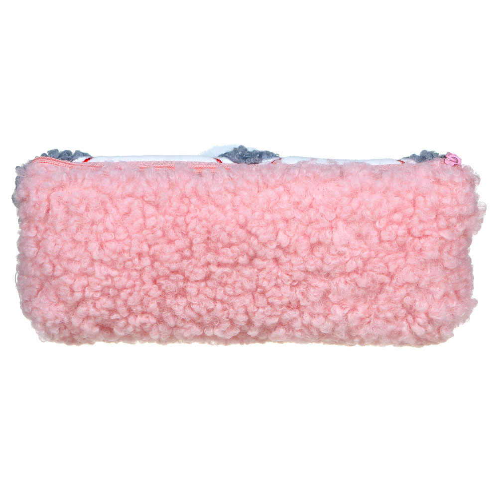 Пенал треугольный 20х8,5х3см, плюш, аппликация в форме цыпленка, 4 дизайна, ПВХ бокс - #4