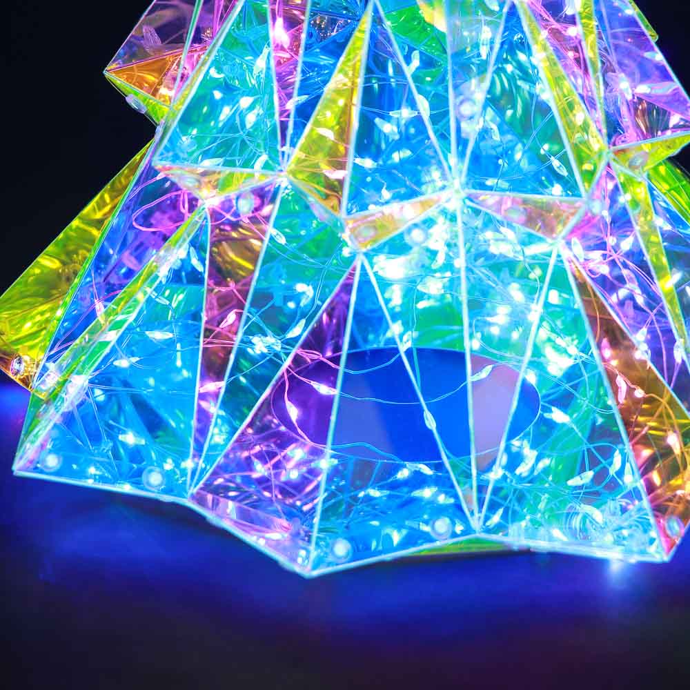 СНОУ БУМ Елочка 3 этажная, 25x37 см, 150 LED, постоянное свечение, USB - #4