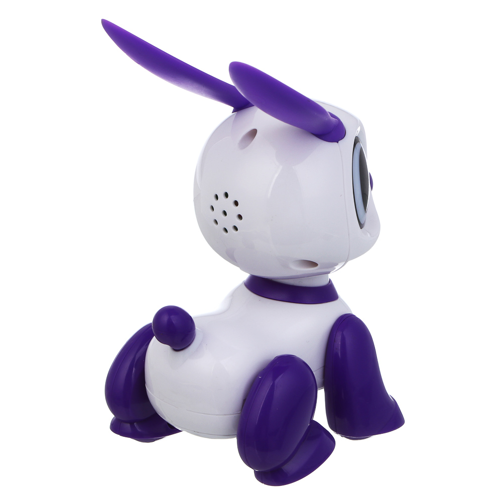 ИГРОЛЕНД Игрушка "Интерактивный питомец" зайчик, ABS, звук, свет, движ., 2хAAA, 12,5х8х13,5 см - #9