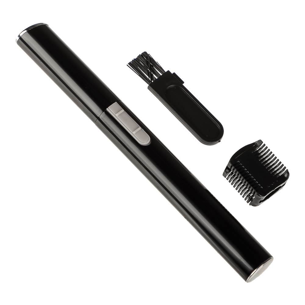 LEBEN Триммер универсальный, 13см, 1 насадка, 1 щетка, алюминий, пластик, питание 1xААA - #1