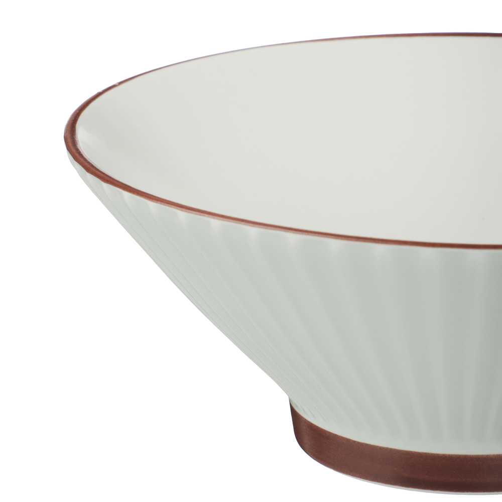 Салатник Лусия тм MILLIMI, 17,5см, фарфор, кремовый - #2