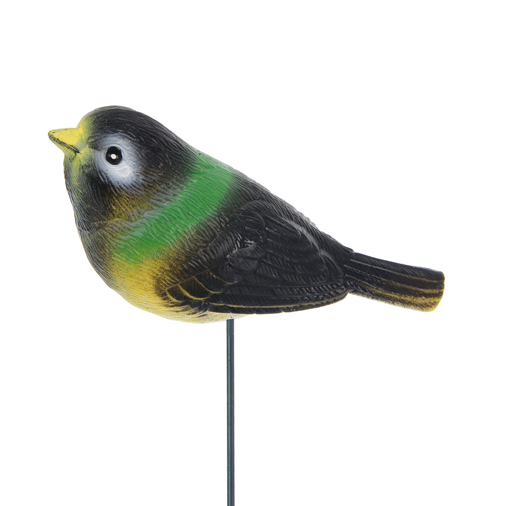 Фигурка на стержне "Птица" тм INBLOOM, 13х6х60см, полистирол, металл - #3