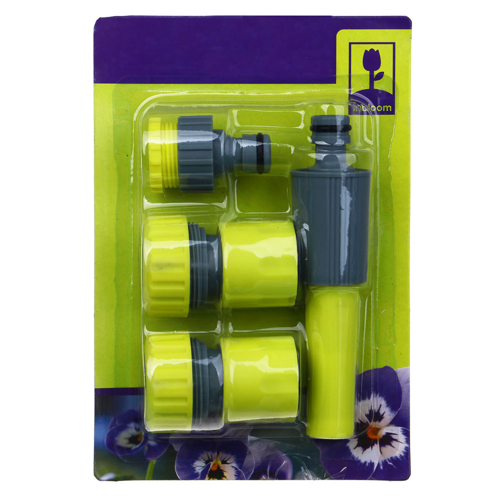 INBLOOM Набор для полива 3/4"(шланг 10м, коннектор-2шт., штуцер-1шт, наконечник-1шт) PP, PVC - #10