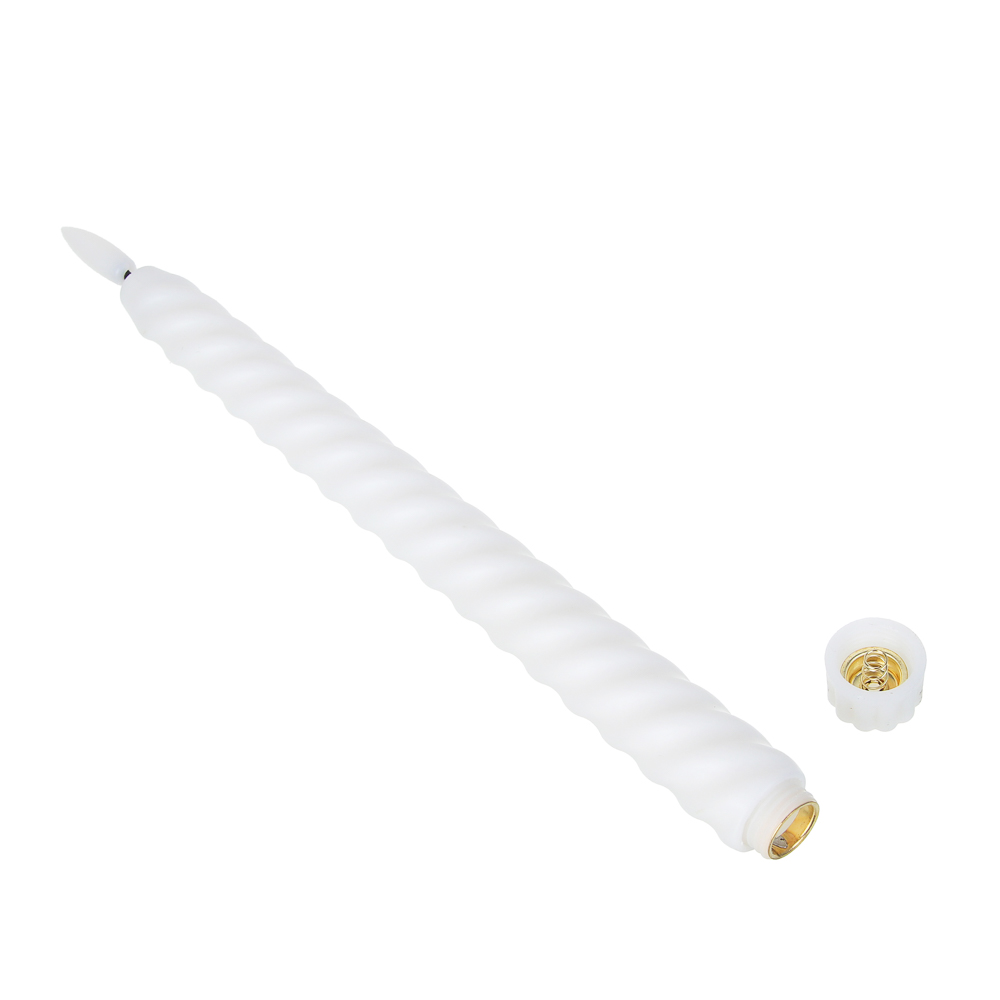 СНОУ БУМ Набор 2шт, светильник декор. LED в виде свечи, 25,5x2см, PP, 2хAAA, 1 режим, 2 дизайна - #4