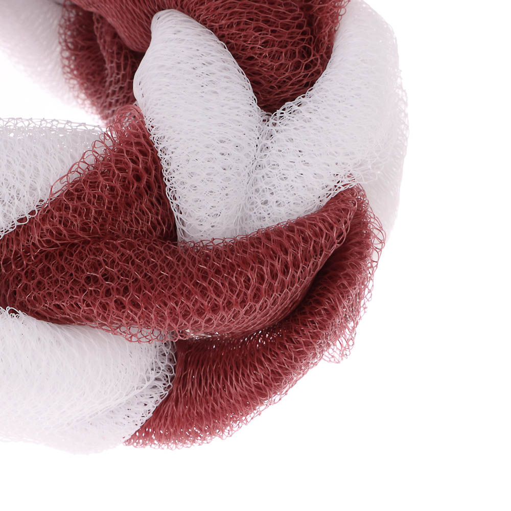 Мочалка косичка тм ЮL банная, полиэтилен, 70гр, 4-6 цветов - #10