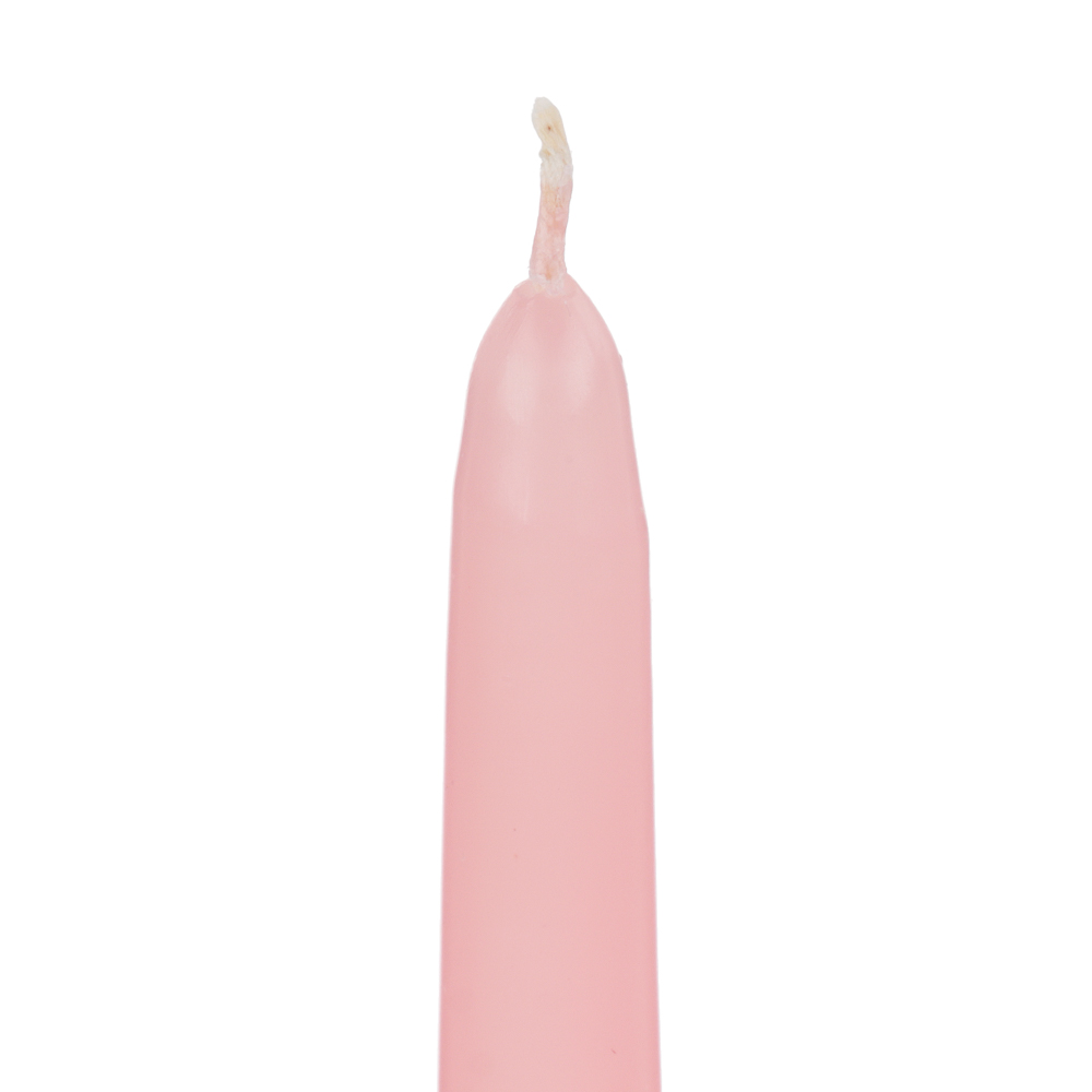 Свеча античная коническая Ladecor, розовая, 25 см - #2